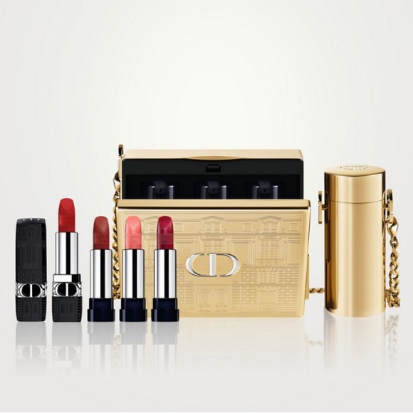 ~SOLD~Dior Rouge Minaudiere Clutch Lip Set BNIB - Picture 2 of 10